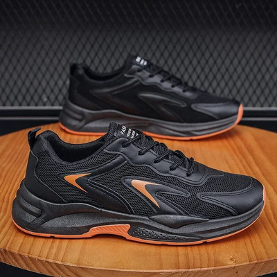 Muške cipele Nove prozračne mrežaste cipele Muške sportske cipele Korejsko izdanje Svestrane male bijele cipele za trčanje i ležerno