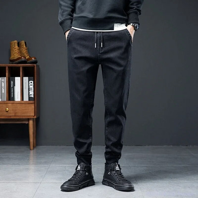 Jesen Harlan Jeans muške široke japanske velike veličine, rastezljive uske hlače, trendi hlače u korejskom stilu, 7xl 135 kg