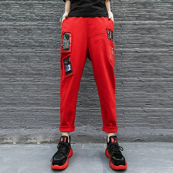 Max LuLu 2021 Σχεδιαστής Μόδας Ανοιξιάτικο Γυναικείο Παντελόνι Τζιν Γυναικείο Ελαστικό Vintage Τζιν Γυναικείο Πανκ παντελόνι μεγάλου μεγέθους
