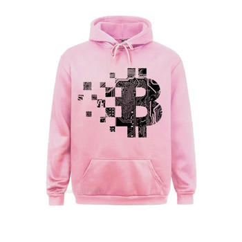 Ανδρικό πουλόβερ casual Bitcoin BLOCKCHAIN CIRCUIT BOARD Σχεδιασμός Hoodie από οργανικό βαμβάκι Hoodie για ενήλικες για άνδρες