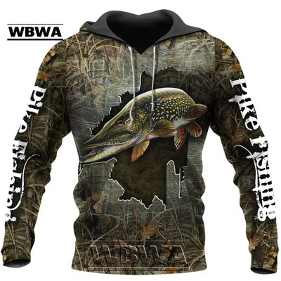 Hanorac cu glugă 3D Tuna Fishing pentru bărbați, îmbrăcăminte stradală Harajuku, pulover casual unisex, jachetă de toamnă, îmbrăcăminte sport. 2023 Nou