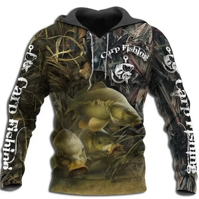 Hanorac cu glugă 3D Tuna Fishing pentru bărbați, îmbrăcăminte stradală Harajuku, pulover casual unisex, jachetă de toamnă, îmbrăcăminte sport. 2023 Nou