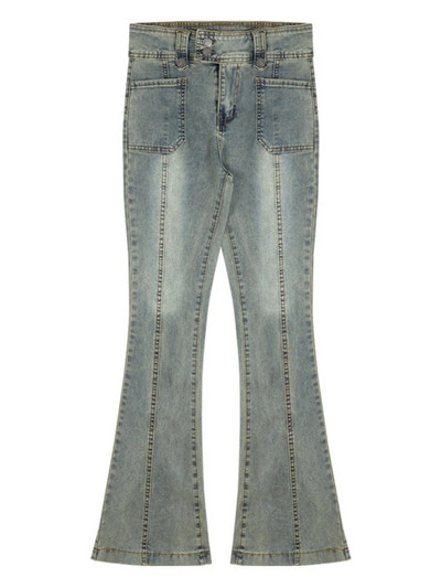 Zimske Y2K ležerne traperice Ženska ulična odjeća Visokog struka Chic uske široke hlače Ženske traper hlače u korejskom stilu Harajuku 2022.