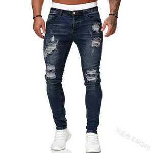 Muške hlače Modne muške ležerne hlače Rastezljive traperice Uske radne hlače Muške vintage isprane velike veličine Jean Slim Fit za muškarce Odjeća