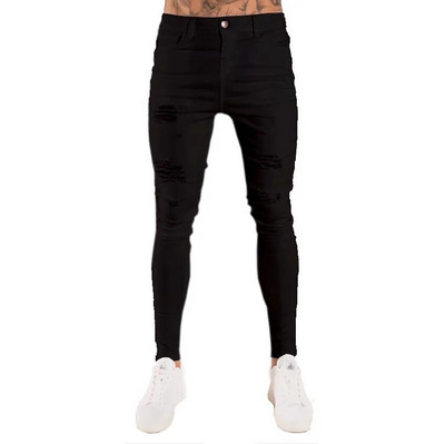 Muške hlače Modne muške ležerne hlače Rastezljive traperice Uske radne hlače Muške vintage isprane velike veličine Jean Slim Fit za muškarce Odjeća