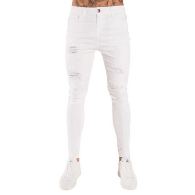 Muške hlače Modne muške ležerne hlače Rastezljive traperice Uske radne hlače Muške vintage isprane velike veličine Jean Slim Fit za muškarce Odjeća