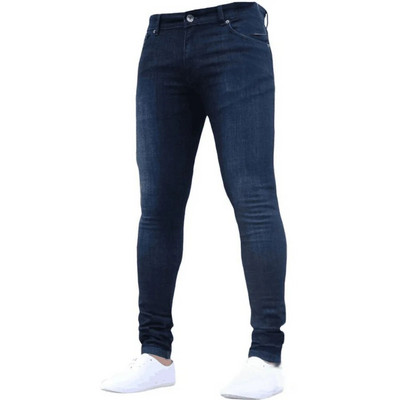 Muške hlače Modne muške ležerne hlače Rastezljive traperice Uske radne hlače Muške vintage isprane velike veličine Jean Slim Fit za muškarce Odjeća