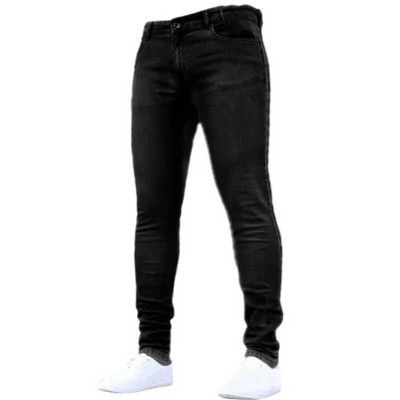 Muške hlače Modne muške ležerne hlače Rastezljive traperice Uske radne hlače Muške vintage isprane velike veličine Jean Slim Fit za muškarce Odjeća