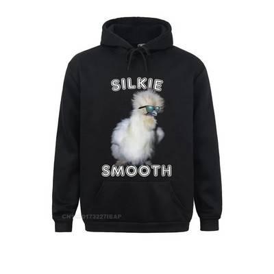Funny Silkie Chicken Lover Cute Silkie Smooth Humor Hanorac predominant Hanorace High Street Hanorace gotice Vară