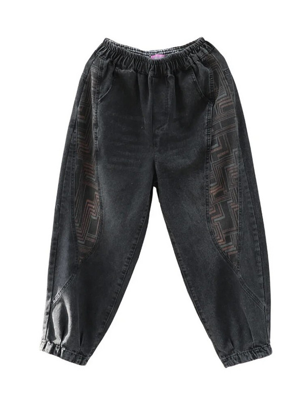 Max LuLu 2023 Japanski dizajn Proljetne ženske modne vintage široke traper harem hlače Ženske ležerne luksuzne hlače Traperice s printom