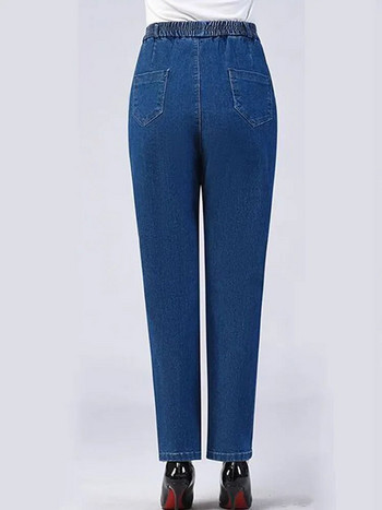 Γυναίκα Bagge Ψηλόμεση Χαρέμι Τζιν Άνοιξη Φθινόπωρο Νέο Stretch μεγάλο μέγεθος Kot Pantolon Κορεάτικη μόδα Streetwear Casual τζιν παντελόνι