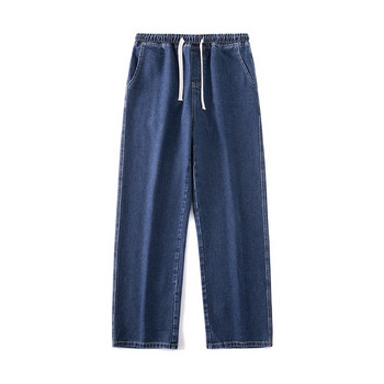 Ίσιο τζιν Casual ανδρικό φαρδύ τζιν παντελόνι Streetwear Ανοιξιάτικο φαρδύ πόδι ουδέτερο τζιν Αντρικό εμπορικό σήμα Ρούχα μόδα Φαρδιά παντελόνια