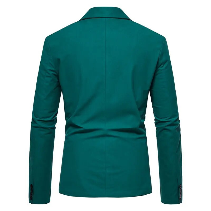 Muški blejzer jakna 2023. Novo europsko i američko muško odijelo s jednim kopčanjem Muška vjenčanica sako