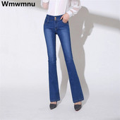 Kõrge vöökohaga õhukesed teksad, 40–80 kg, venivad teksapüksid Korea vabaaja püksid Vaqueros kevadsügis, kõhn Pantalones Femme