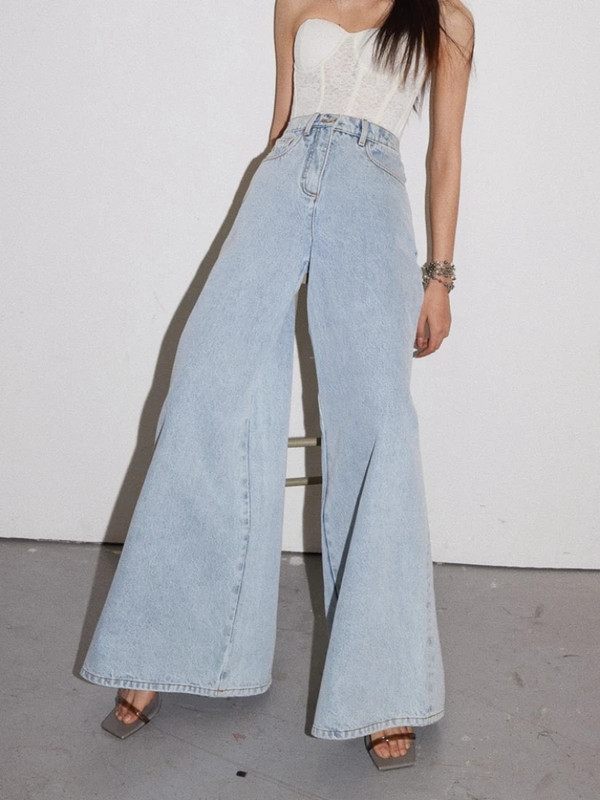Ženske traperice Proljeće Harajuku Streetwear Baggy Pantalone Denim Nove elegantne univerzalne sveučilišne jednostavne hlače pune dužine