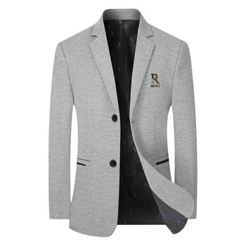 New Men Business Casual Cashmere Blazers Κοστούμια Σακάκια Μάλλινα μείγματα Αντρικό Φθινόπωρο Χειμώνας Slim Fit Blazers Κοστούμια Παλτό Ανδρικά ρούχα