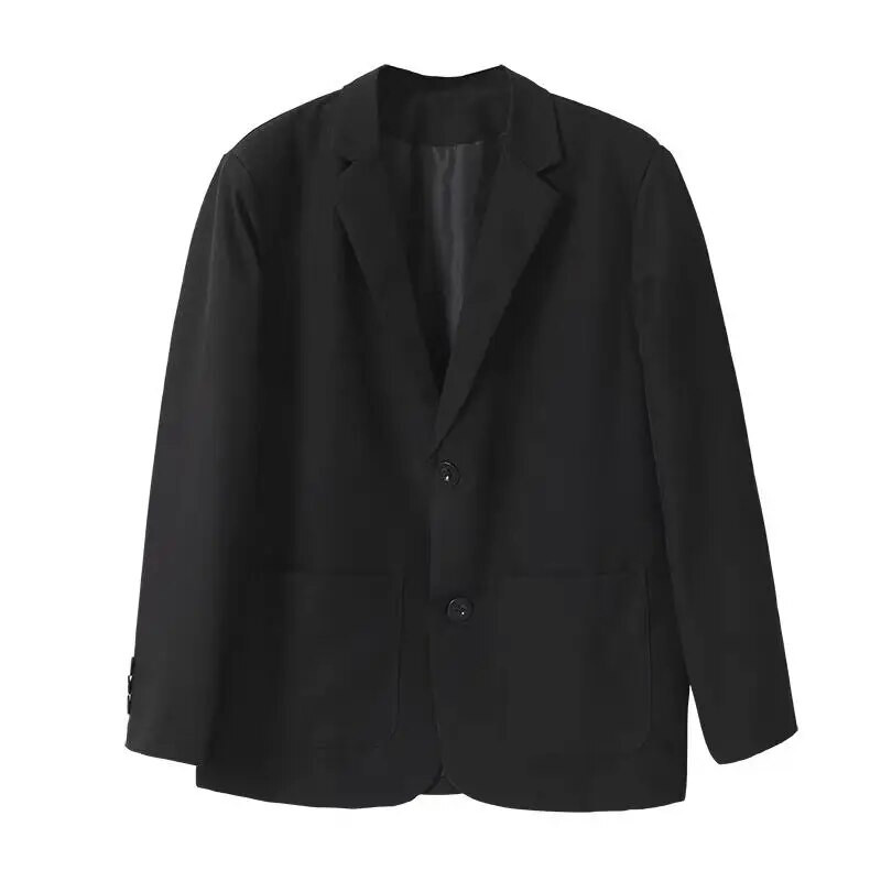 Smeđi crni blejzer Muški uski modni društveni muški sako Korejski poslovni ležerni sako Muški uredski svečani sako