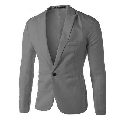 Jachete de costum formal pentru bărbați Uniforme de afaceri Blazer de lucru Topuri Solid Regular Slim Fit Costum de nuntă alb pentru bărbați Sacou blazer