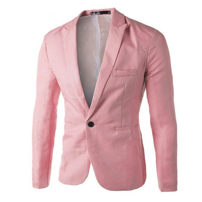 Jachete de costum formal pentru bărbați Uniforme de afaceri Blazer de lucru Topuri Solid Regular Slim Fit Costum de nuntă alb pentru bărbați Sacou blazer