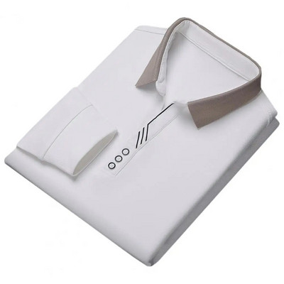 Pulover pentru bărbați Top elegant Pulover pentru bărbați cu revere, cu lungime medie, moale, respirabil, pentru primăvară, toamnă, îmbrăcăminte ocazională pentru bărbați, culoare solidă