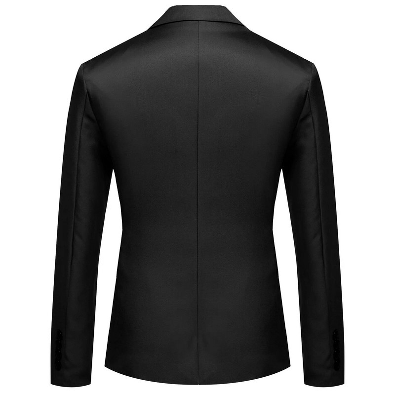 Retro kostiumas vyrams, laisvalaikio rudens ir žiemos tendencijų apykaklė, dvi sagos, plonas, apvalus, kišeninis striukė ir smokingas