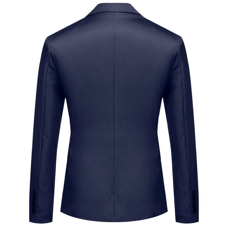 Retro kostiumas vyrams, laisvalaikio rudens ir žiemos tendencijų apykaklė, dvi sagos, plonas, apvalus, kišeninis striukė ir smokingas