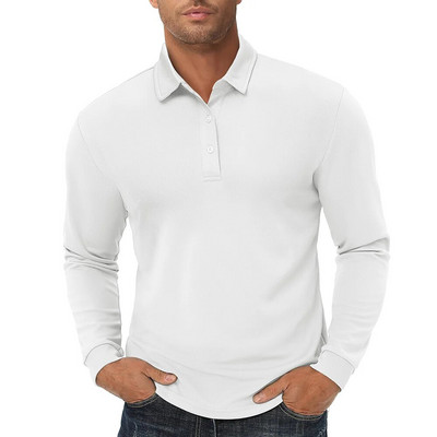 TACVASEN Polo cu mânecă lungă Tricouri pentru bărbați, cu uscare rapidă, tricouri ușoare de golf, ocazional, tricou de lucru, tricou sport, pulover, topuri pentru bărbați