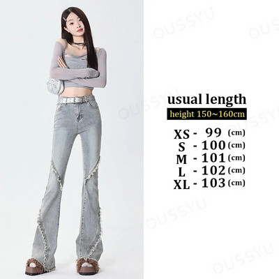 Fényes farmer, női magas derekú, rugalmas, vékony pamut farmer, női feszes bojt, nadrág divat, utcai stílus, vintage, alkalmi nadrág