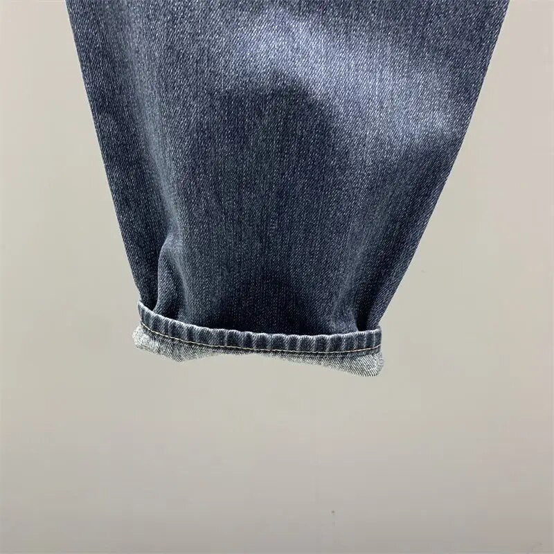 Magas derekú női farmer Vintage BF stílusú utcai viselet laza divat, rugalmas farmer sokoldalú széles szárú nadrág Z13