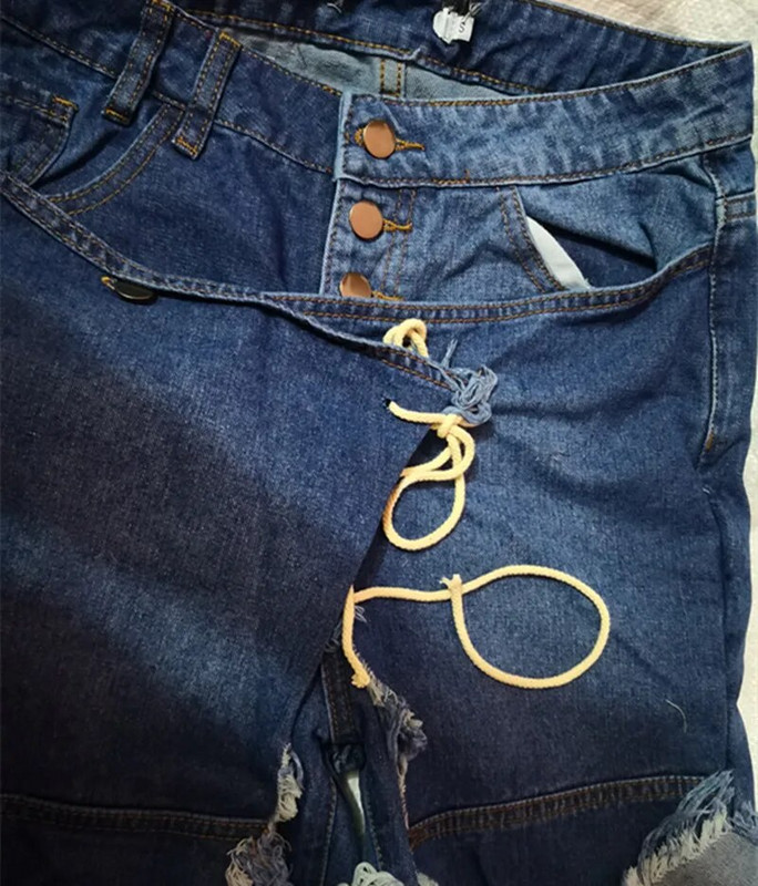 Pantaloni cowboy creion 5XL, la modă, neregulați cu șireturi, blugi până la glezne, cu talie joasă, pantaloni din denim cu găuri