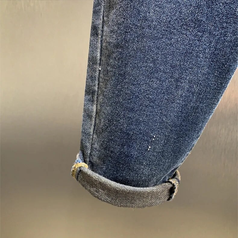 Îmbrăcăminte de stradă Femei Blugi vintage cu talie înaltă Desene animate Fete Broderie Paiete Denim Pantaloni Haren Pantaloni Blugi rupti