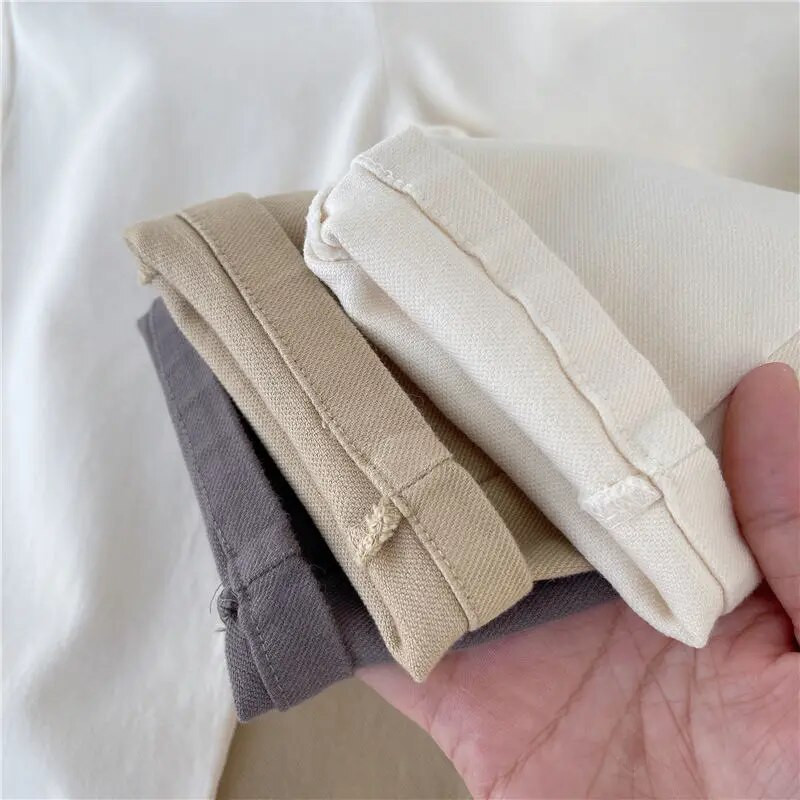 VIDMID dječje pamučne hlače, nove vanjske hlače za dječake, ležerne hlače, elastične hlače za djevojčice P6061