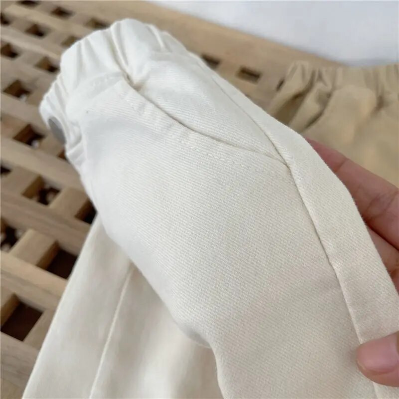 VIDMID dječje pamučne hlače, nove vanjske hlače za dječake, ležerne hlače, elastične hlače za djevojčice P6061