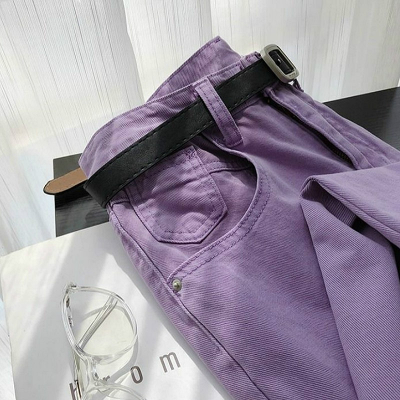 Traperice Ženski korejski stil Jednobojna proljetna moda Ulzzang High Street Ležerne, udobne studentske ženstvene hipsterske Sve za sve do gležnja