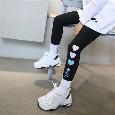 Leggings de yoga pentru fetițe drăguți Infantil Para Menina Leggings pentru copii mici Pantaloni sport pentru fete Pantaloni creion pentru alergare Pantaloni pentru copii