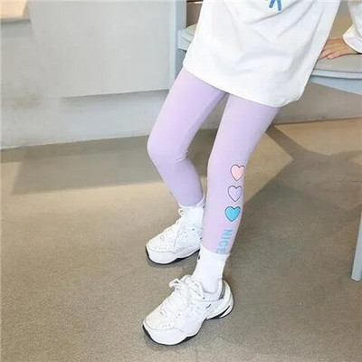 Leggings de yoga pentru fetițe drăguți Infantil Para Menina Leggings pentru copii mici Pantaloni sport pentru fete Pantaloni creion pentru alergare Pantaloni pentru copii