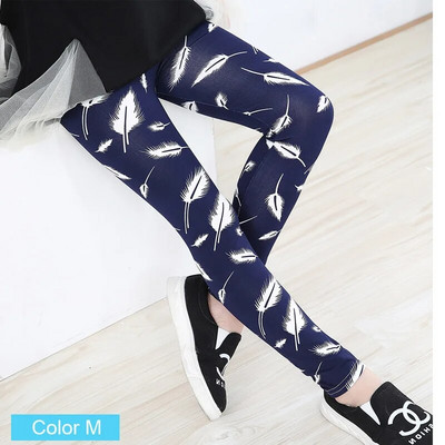Jambiere drăguțe pentru fetițe, cu imprimare, cu flori, pentru copii, pentru menina, pentru copii mici, 2-14 ani, pantaloni creion pentru fete, pantaloni pentru copii