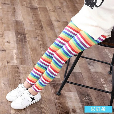 Jambiere drăguțe pentru fetițe, cu imprimare, cu flori, pentru copii, pentru menina, pentru copii mici, 2-14 ani, pantaloni creion pentru fete, pantaloni pentru copii