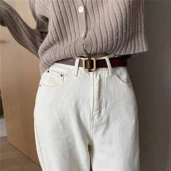 Дамски винтидж бели дънки с висока талия Mom Plus Size Slim Harem Denim Pants Дамски ежедневни пролетни панталони с дължина до глезена Streetwear