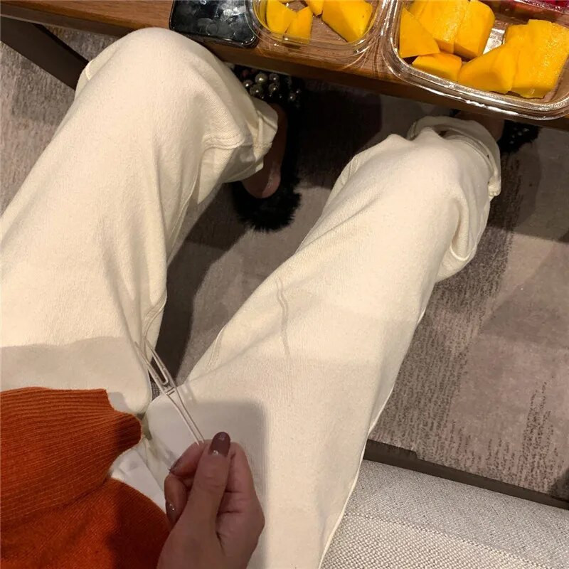 Blugi albi cu talie înaltă de epocă pentru femei Pantaloni slim Harem din blugi pentru mamă, cu talie înaltă, pantaloni casual de primăvară, până la gleznă.