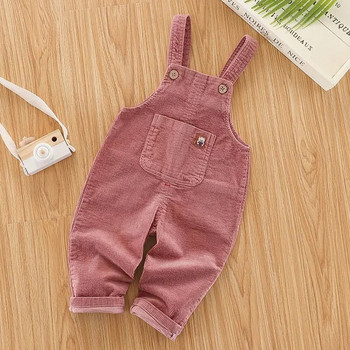 DIIMUU Παιδικές φόρμες για μωρά αγόρια για κορίτσια Casual παντελόνια 1-4T για βρέφη Παντελόνια σαλιάρα για νήπια άνοιξη Φθινόπωρο Ρούχα για αγόρι άλμα Dungarees