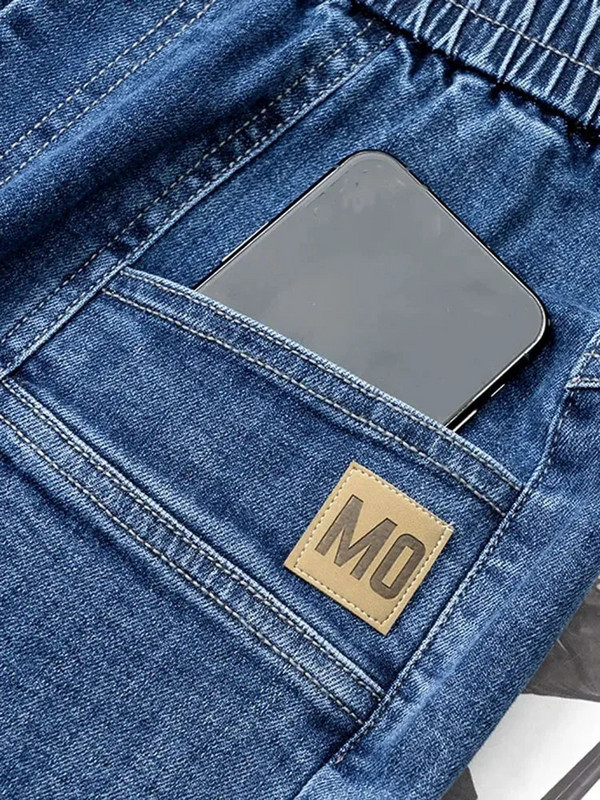 Primavara Vara Marime Mari 5xl 75kg Blugi Harem Pantaloni elastici cu talie inalta Stretch Denim Vintage Blue Vaqueros Woman Fashion Spodnie