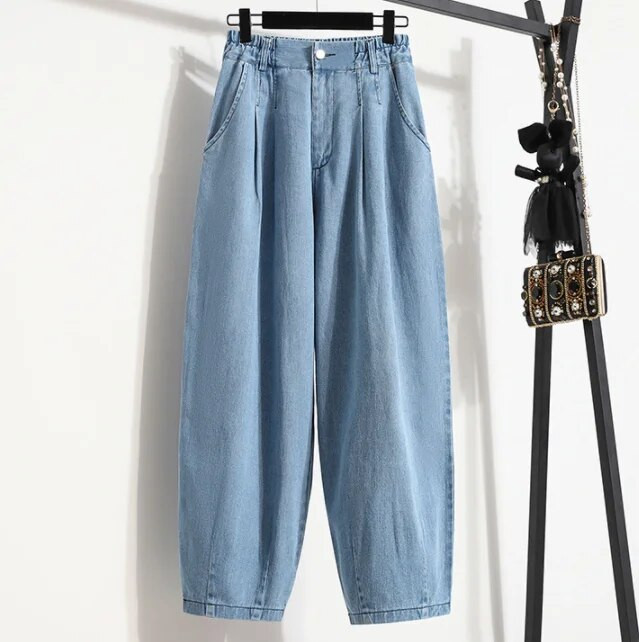 Ženske ležerne traperice Novi dolazak 2023. Ulična odjeća u korejskom stilu Sveobuhvatne široke ženske traper hlače do gležnja