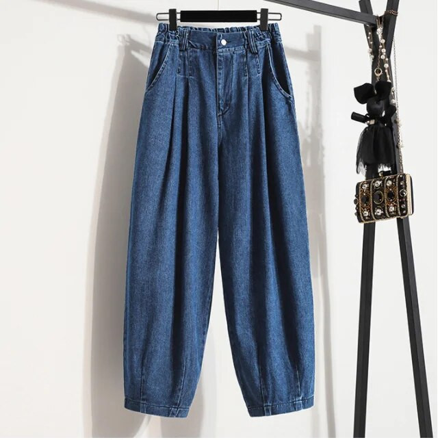 Ženske ležerne traperice Novi dolazak 2023. Ulična odjeća u korejskom stilu Sveobuhvatne široke ženske traper hlače do gležnja