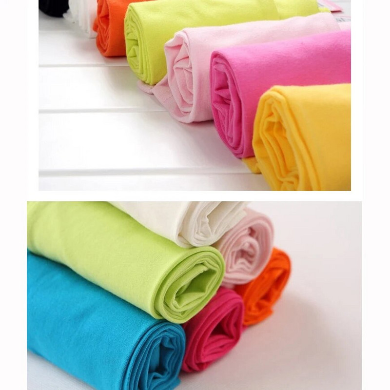 Karšta Solid Modal Medvilnė Mergaičių antblauzdžiai Vasariniai Vaikiški Drabužiai Blauzdos ilgio Kelnės Saldainių Spalva Vaikai Apkarpyti Antblauzdžiai Mergaitei 2-8 m.