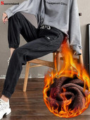Îngroșare mărime mare 80 kg blugi harem iarnă căptușiți cu pluș pantaloni din denim cu talie înaltă vintage calde vaqueros baggy femei Spodnie nou