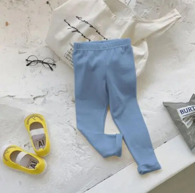 Jambiere pentru bebeluși, pantaloni pentru copii, colanți din bumbac, culoare uni, haine pentru fetițe pentru copii DT667