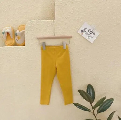 Jambiere pentru bebeluși, pantaloni pentru copii, colanți din bumbac, culoare uni, haine pentru fetițe pentru copii DT667