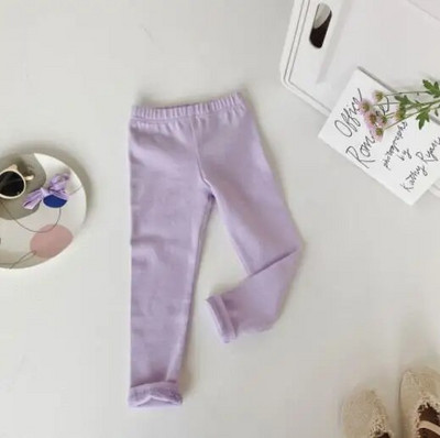 Jambiere pentru bebeluși, pantaloni pentru copii, colanți din bumbac, culoare uni, haine pentru fetițe pentru copii DT667