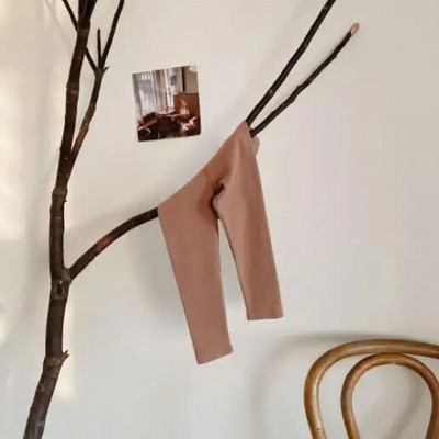 Jambiere pentru bebeluși, pantaloni pentru copii, colanți din bumbac, culoare uni, haine pentru fetițe pentru copii DT667